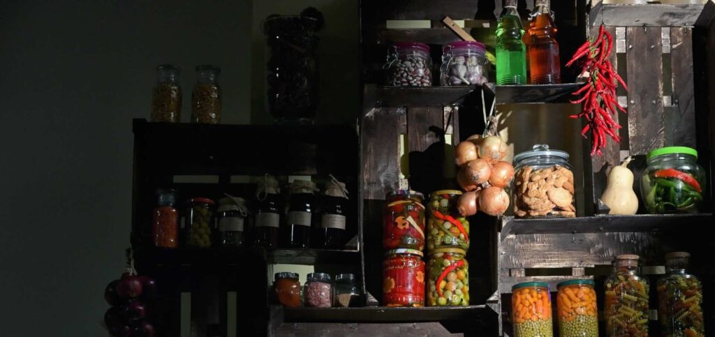 Bild: natürliche Lebensmittel Vorrat